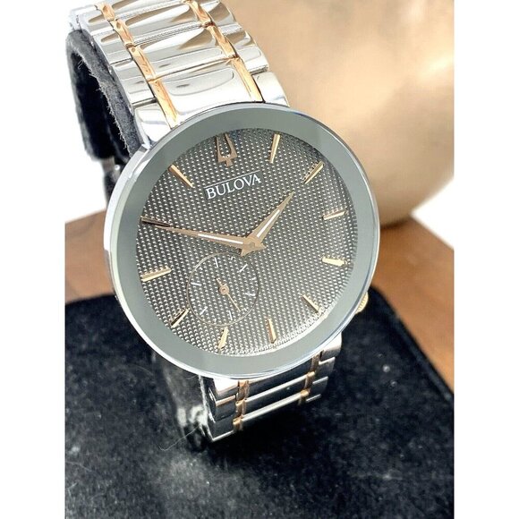 Bulova Women's Watch 98L309 Latin Grammy Edition Gray Dial Rose Gold Silver - Picture 1 of 14